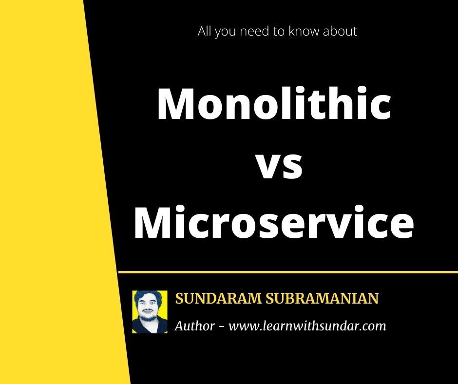 Monolithic vs Microservice Architecture