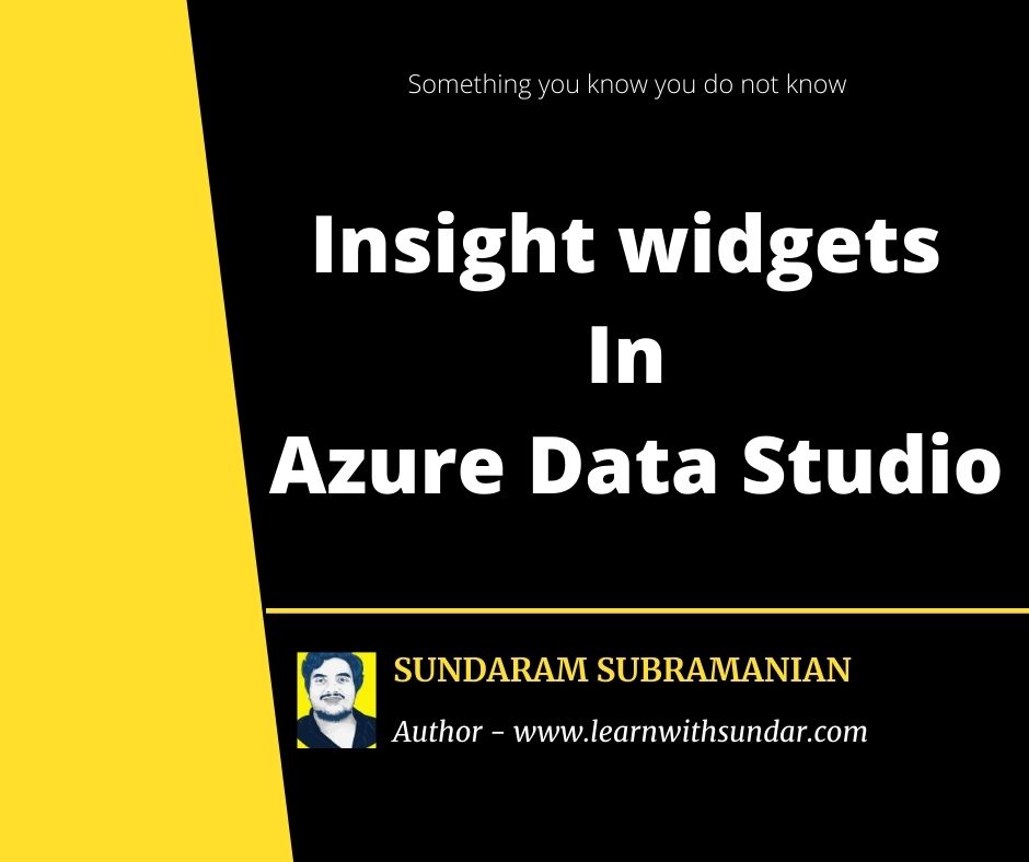 Customize Azure Data Studio with Dashboard&nbsp;Widgets