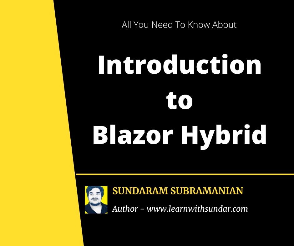 Introduction to Blazor Hybrid